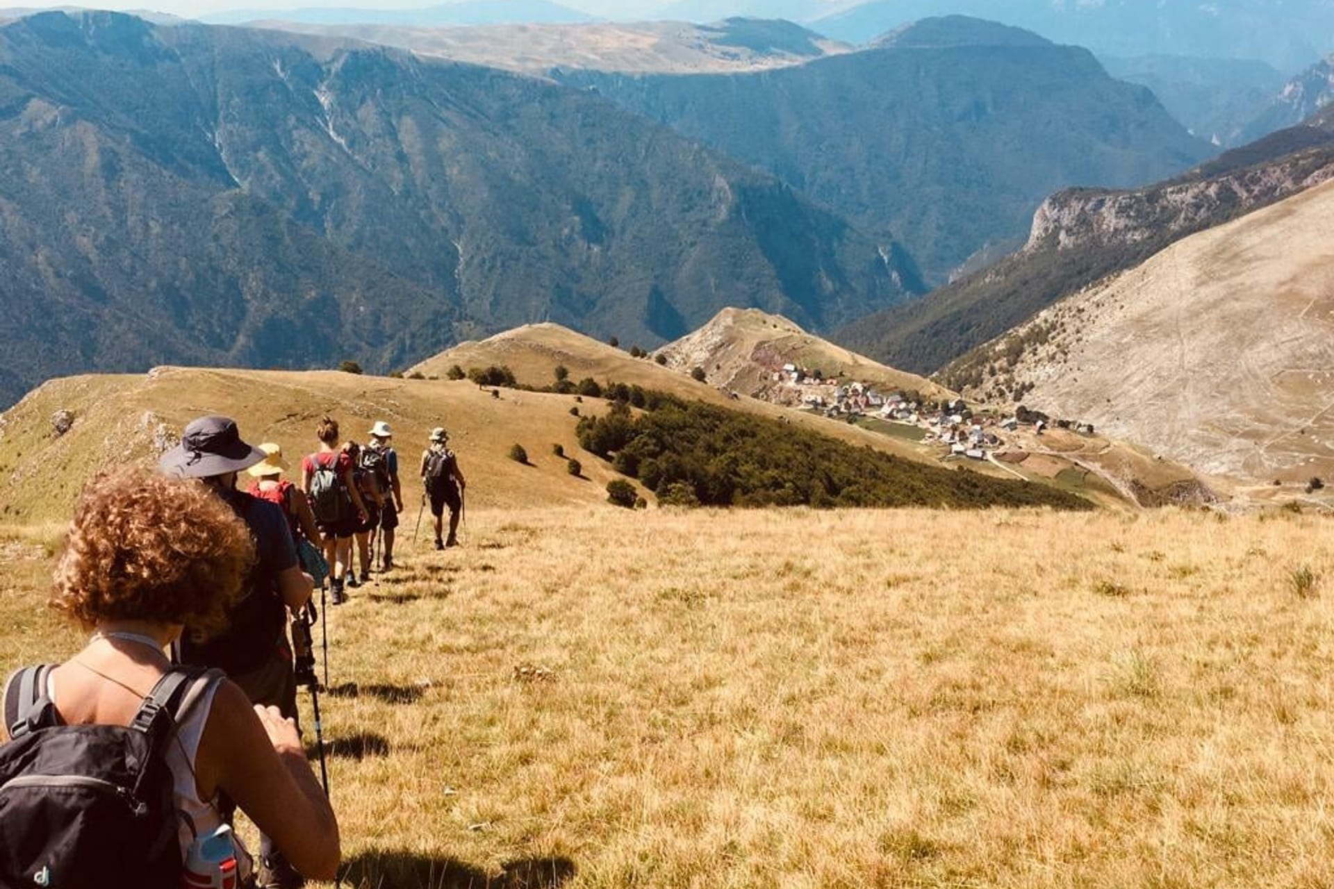 Dinaric Alps Highland Ridge Traverse mountain landscape in Bosnia & Herzegovina